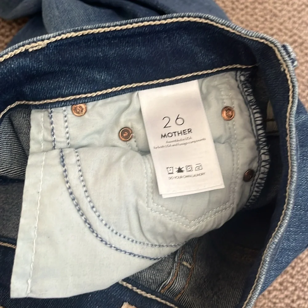 🎉HP🎉MOTHER High rise straight jean - Picture 6 of 7